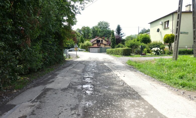 remont - ul. Rolników w Ligocie