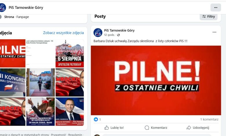 Barbara Dziuk usunięta z PiS