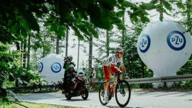 TOur de pologne zawodnik na trasie