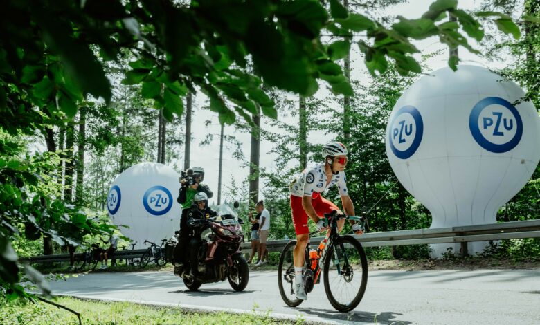 TOur de pologne zawodnik na trasie