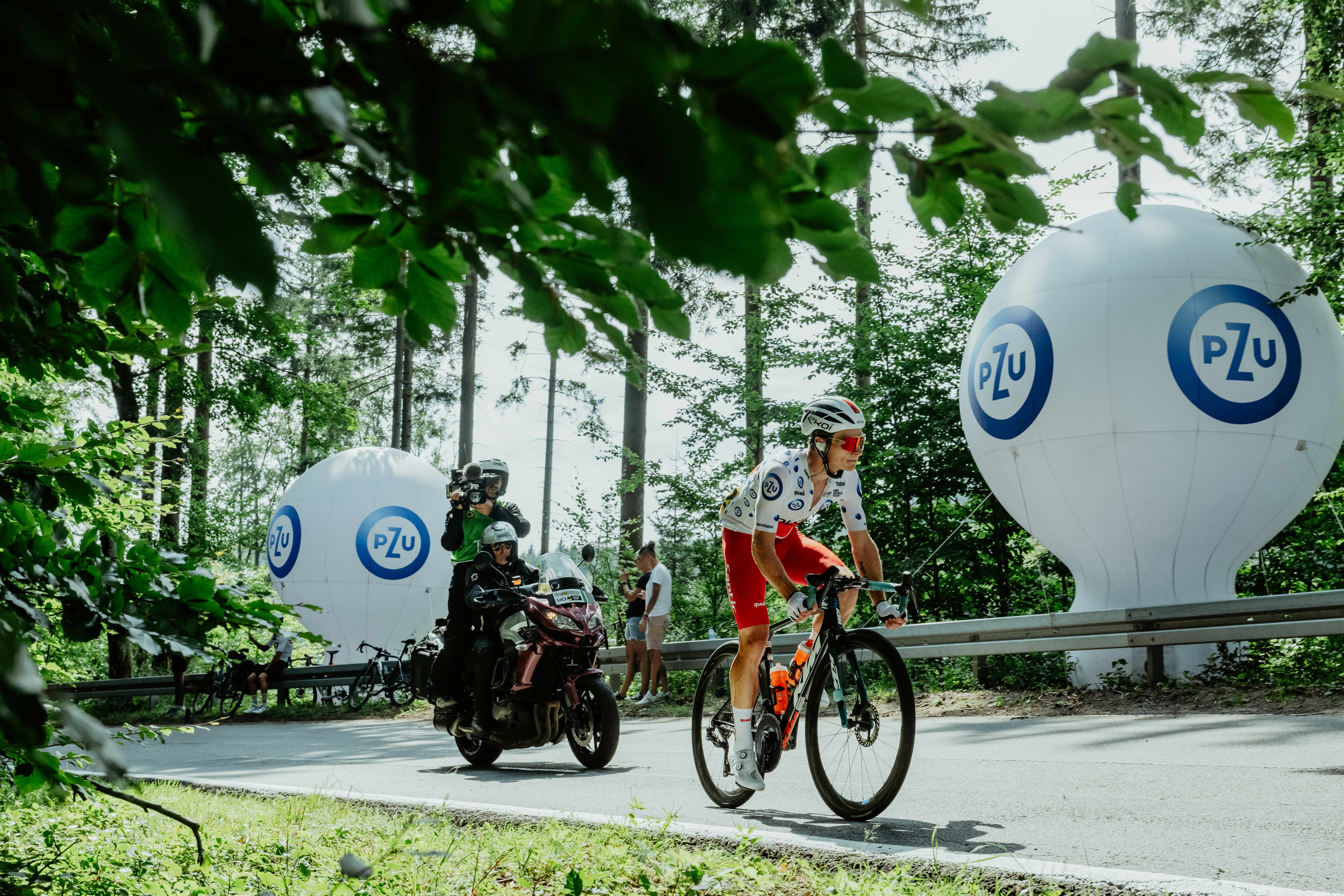 TOur de pologne zawodnik na trasie