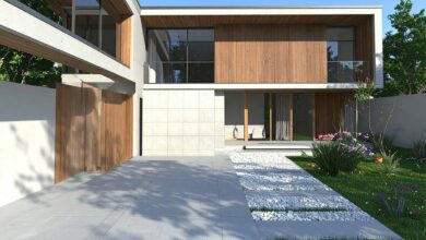 płytki na podjazd nowoczesny