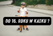 obowiązek jazdy w kasku do 16 roku życia - dziecko na rowerze