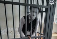 zatrzymanie mima w Zawierciu - Mim za kratami