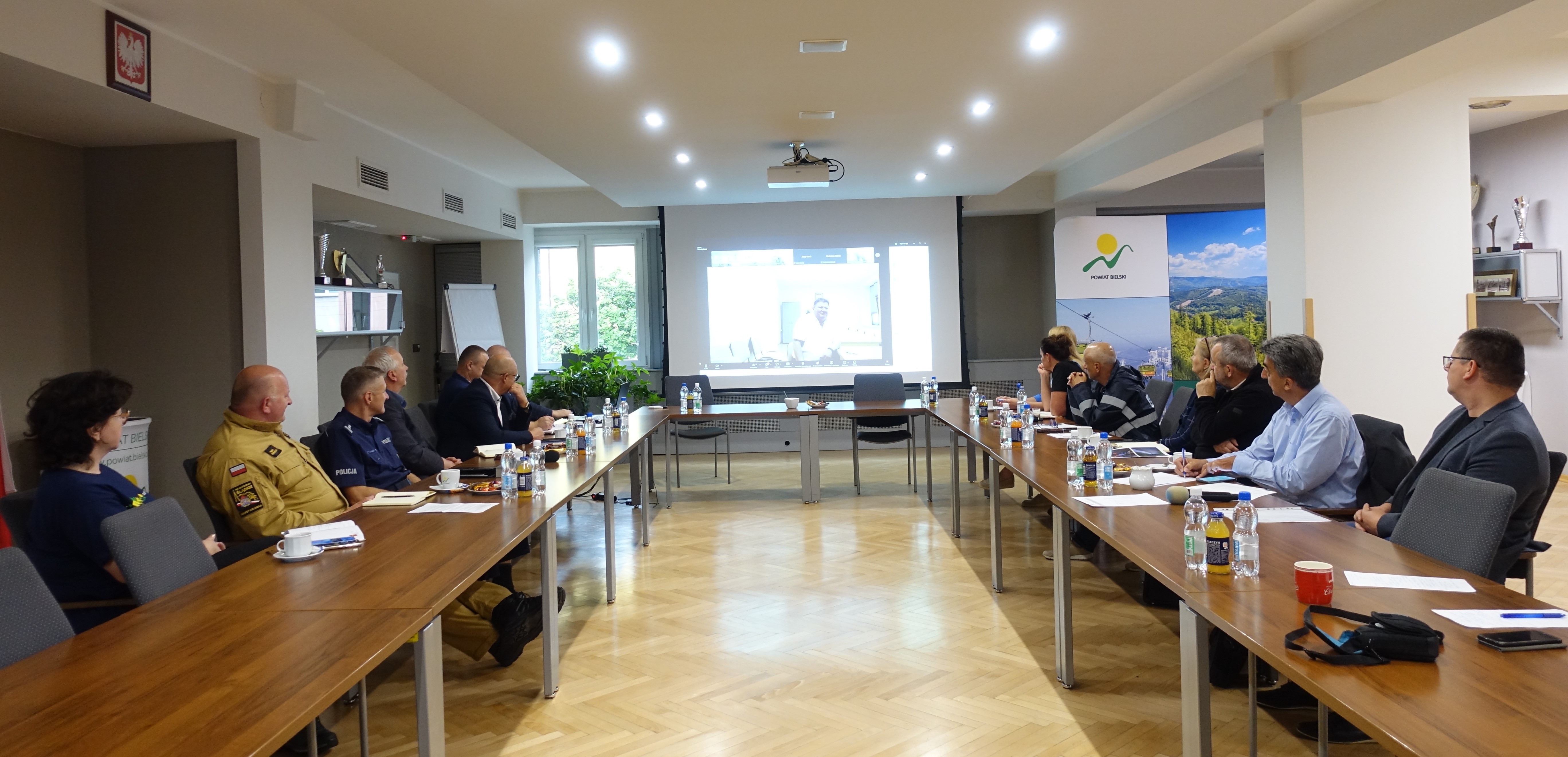 Powiat bielski gotowy na wszystko. „Ogrom pracy wykonany. Na szczęście nie sprawdziły się najgorsze scenariusze”