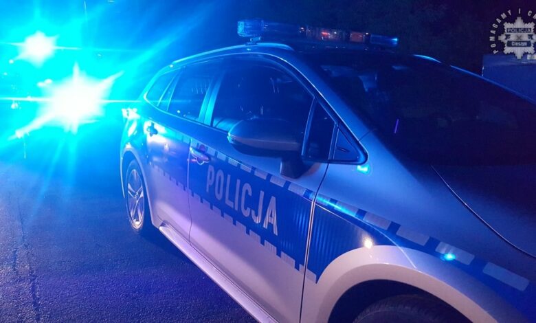 groźby podpalenia Wisła RAdiowoz