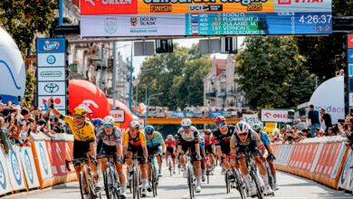 Tour de Pologne 2025 pierwszy etap finisz kolarzyy