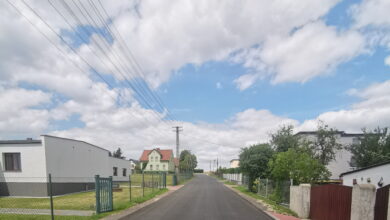 Rekordowe inwestycje w Toszku - fragment drogi