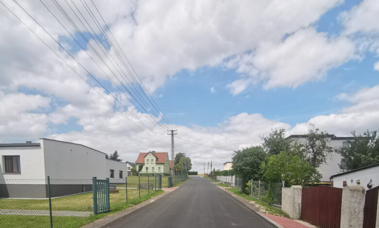 Rekordowe inwestycje w Toszku - fragment drogi