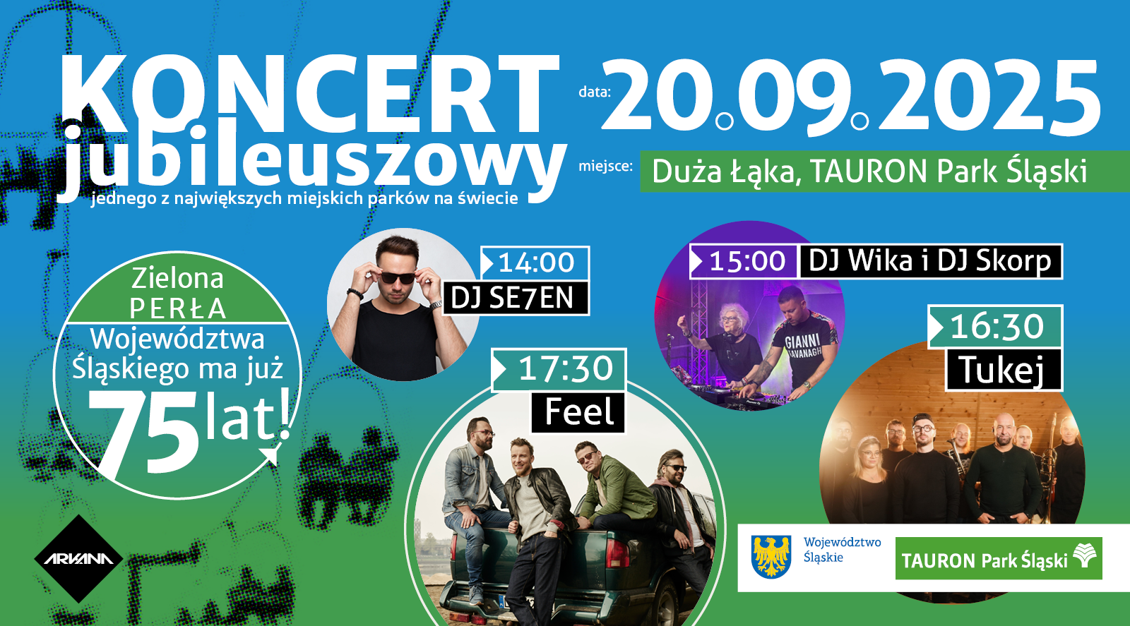 TAURON Park Śląski świętuje 75-lecie! Wielki koncert i rodzinny piknik już we wrześniu
