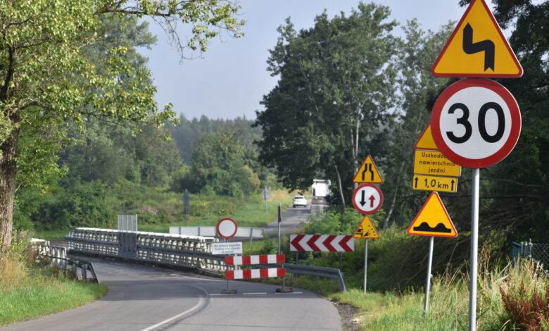 remont drogi w Gorzycach