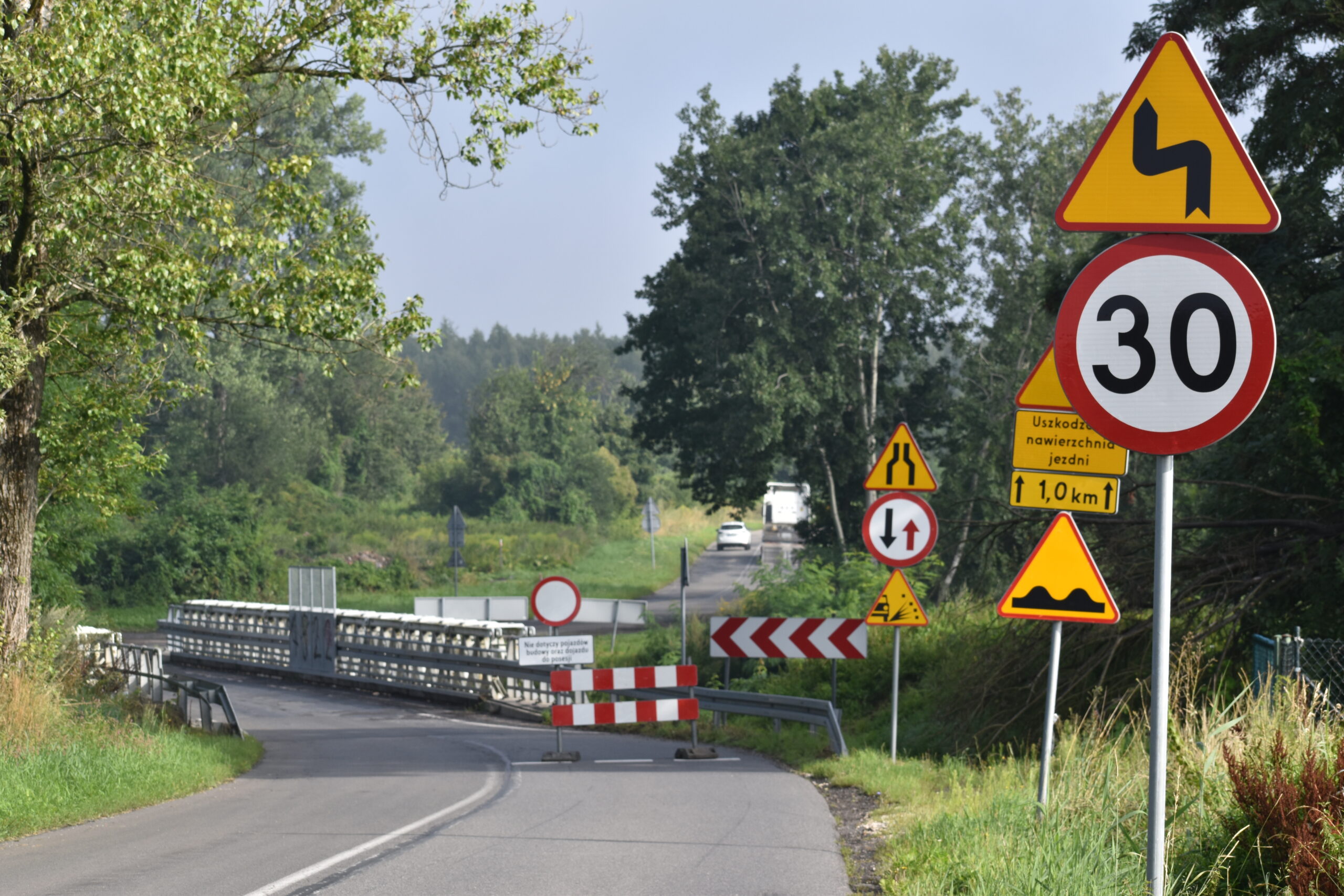 remont drogi w Gorzycach