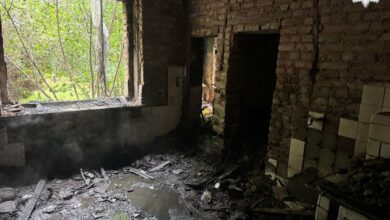 wybuch butli z gazem Rybnik - wnętrze zdewastowanego pomieszczenia