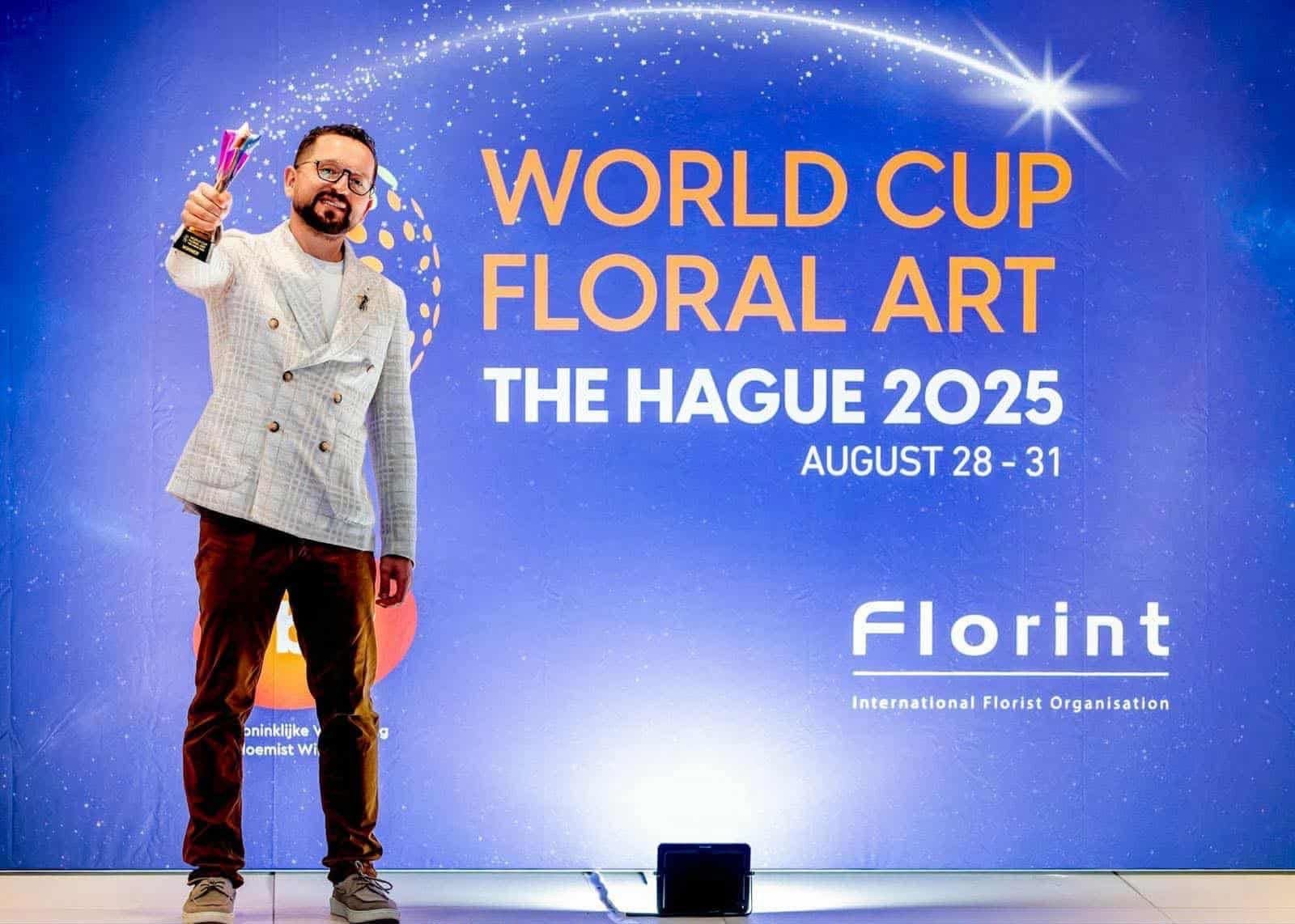 Tomasz Max Kuczyński Mistrzem Świata we Florystyce! Polska triumfuje w Hadze