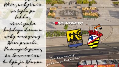 Pocztówka z życzniami dla katowic