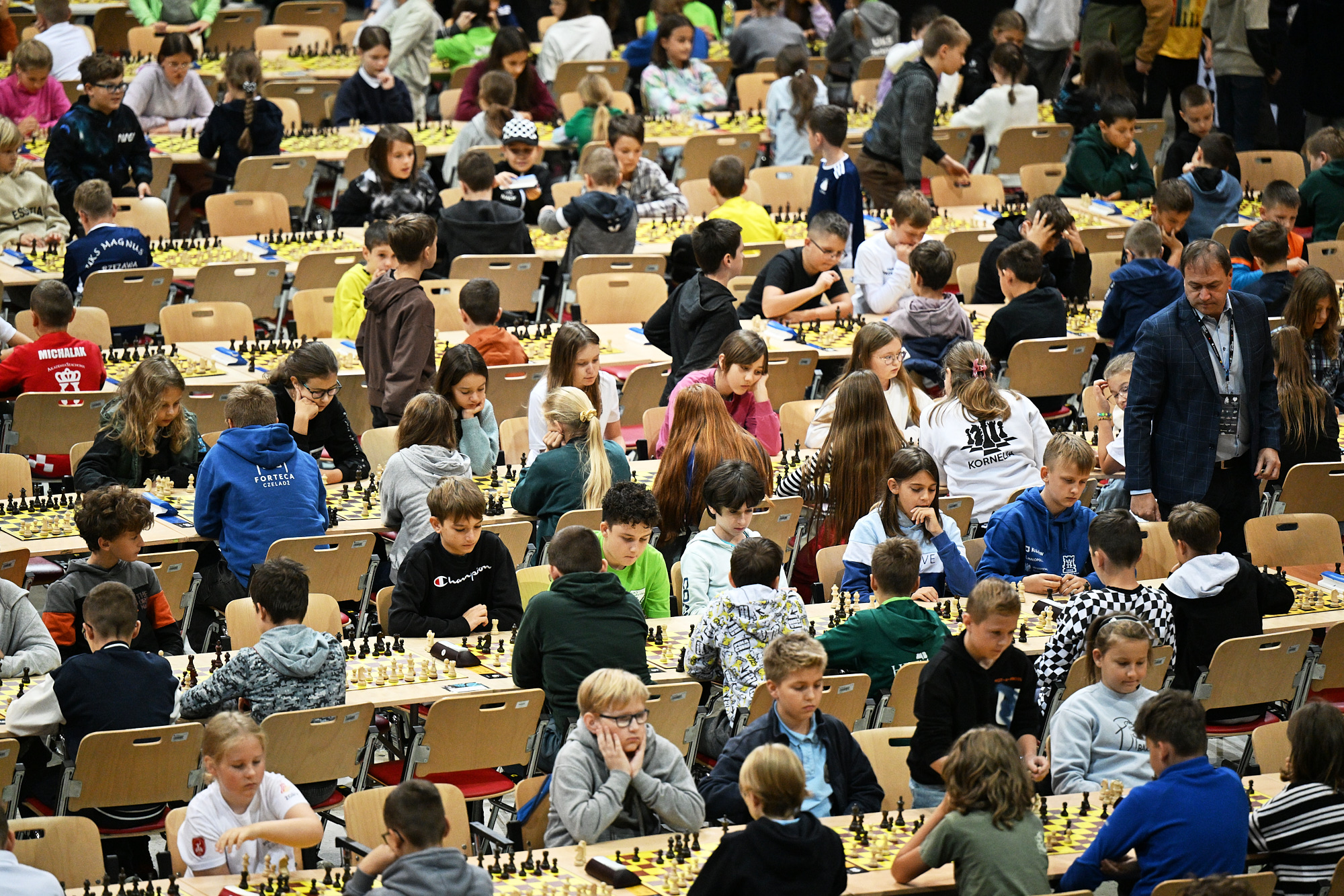 1200 młodych szachistów rywalizowało w Katowicach podczas Synerise Ogólnopolskich Mistrzostw Szkół i Przedszkoli