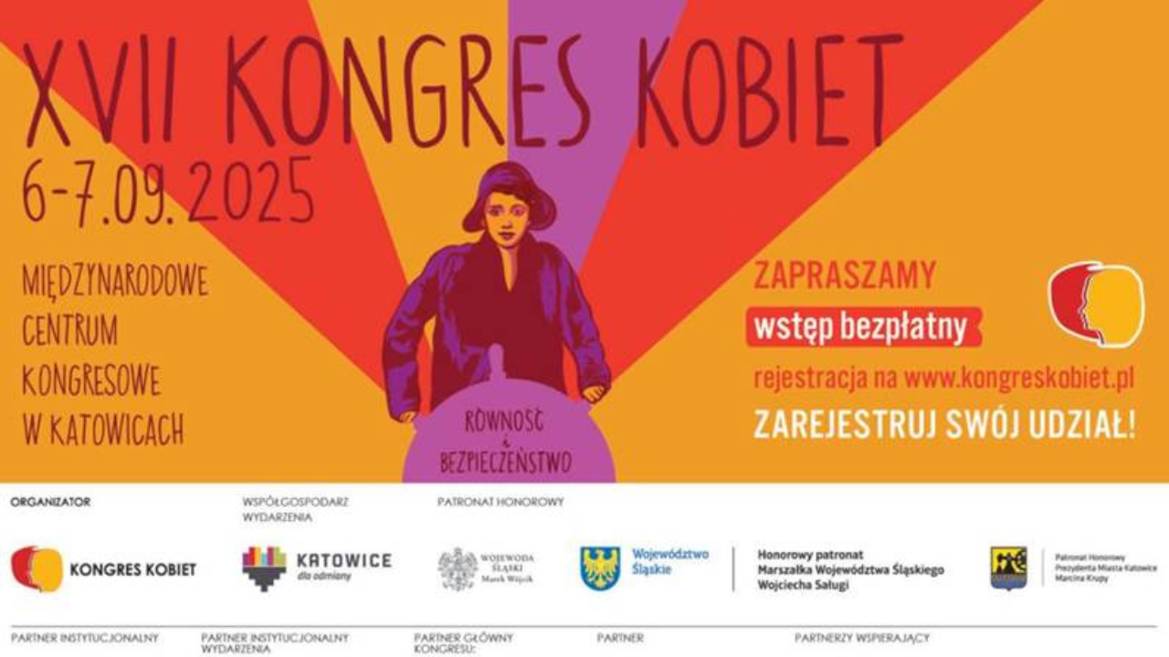 Ogólnopolski Kongres Kobiet w Katowicach. Hasło tegorocznej edycji: „Bezpieczeństwo i Równość”
