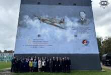 mural generała Urbanowicza Dąbrowa Górnicza