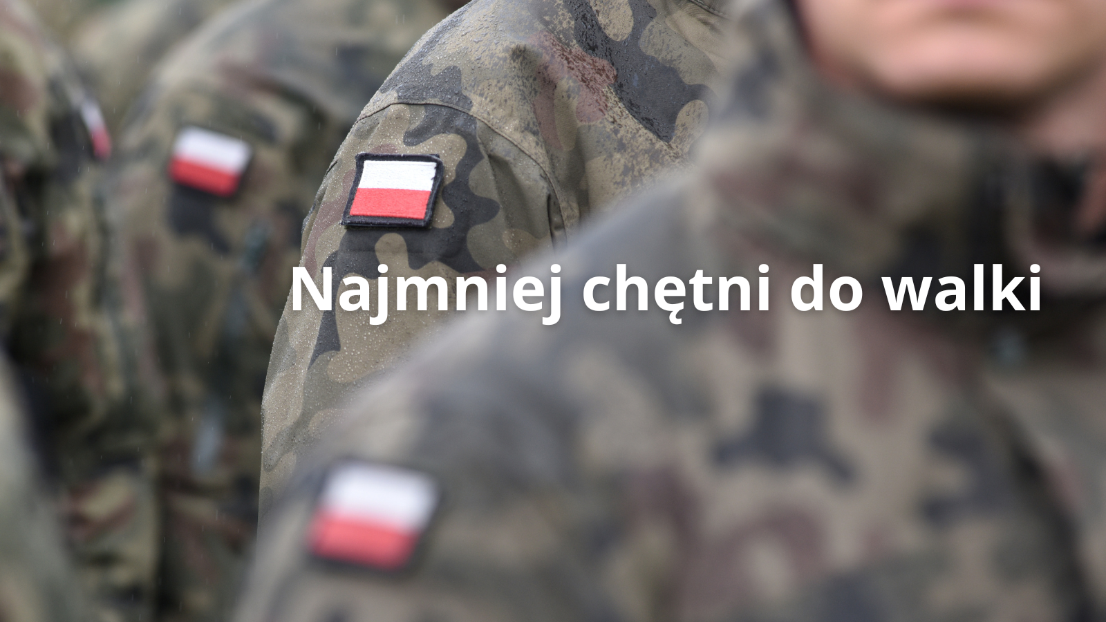 Prawie połowa Polaków nie chce walczyć za kraj. Zaskakujące wyniki sondażu IBRiS dla Radia ZET