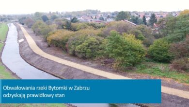 Rzeka Bytomka w Zabrzu