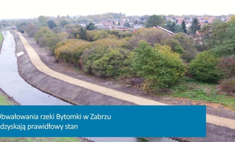 Rzeka Bytomka w Zabrzu