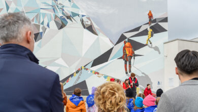 Mural Tychy na ścianie