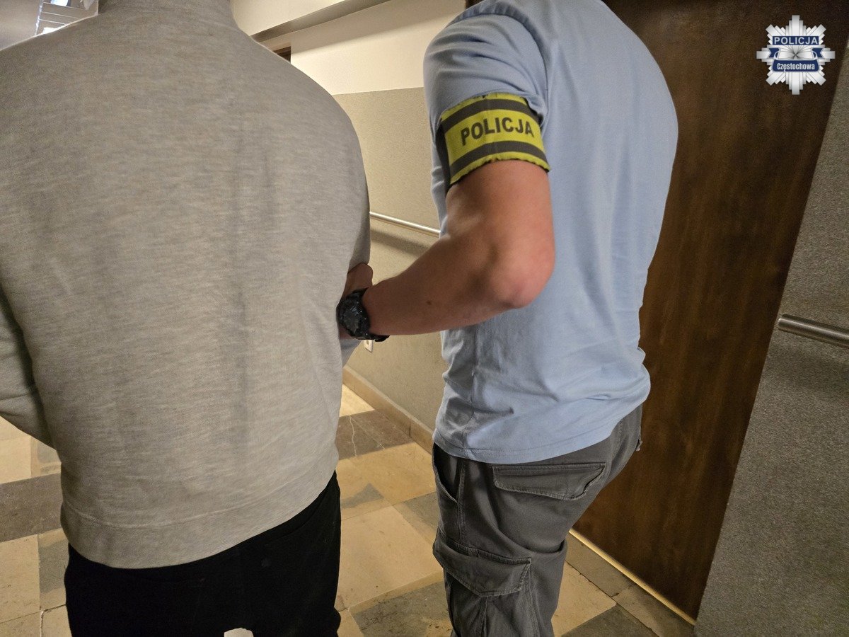 Częstochowa: 34-latek tymczasowo aresztowany za usiłowanie zabójstwa