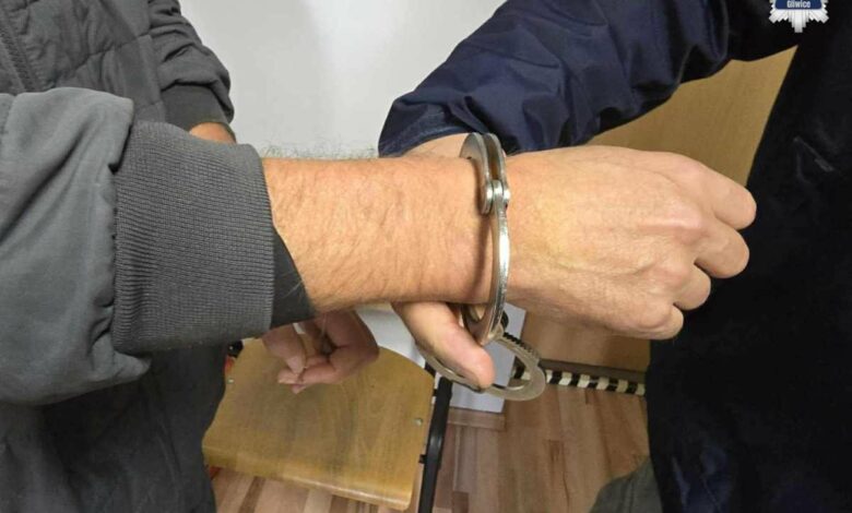 policja kajdanki aresztowanie