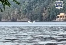 awionetka w Jeziorze Żywieckim