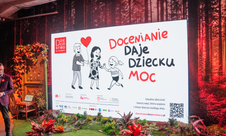 Dzieciństwo bez przemocy Logotyp kampanii