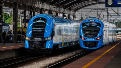 Koleje Śląskie pociągi dworzec