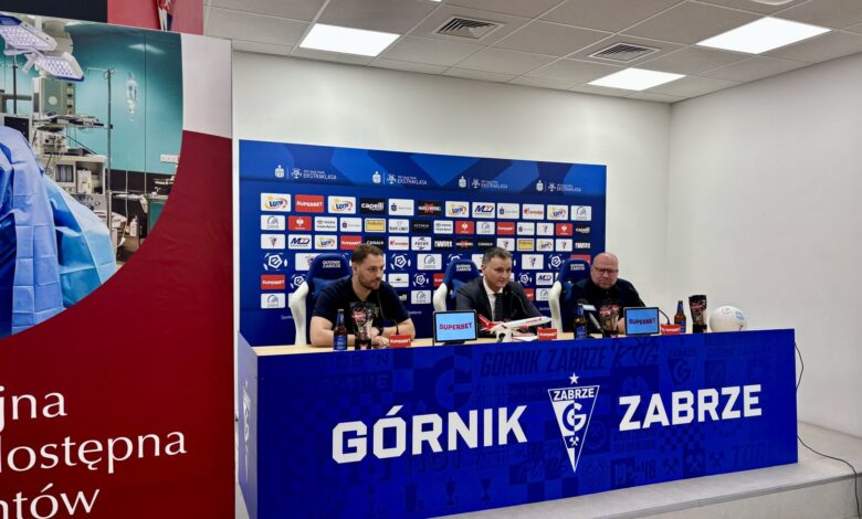 Konferencja prasowa "Gramy o zdrowie" Górnik Zabrze