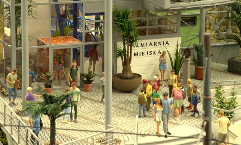 Kolejkowo makieta Palmiarnia