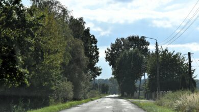 Remont ul. Wodzisławskiej w Turzy Śląskiej fragment zniszczonej drogi