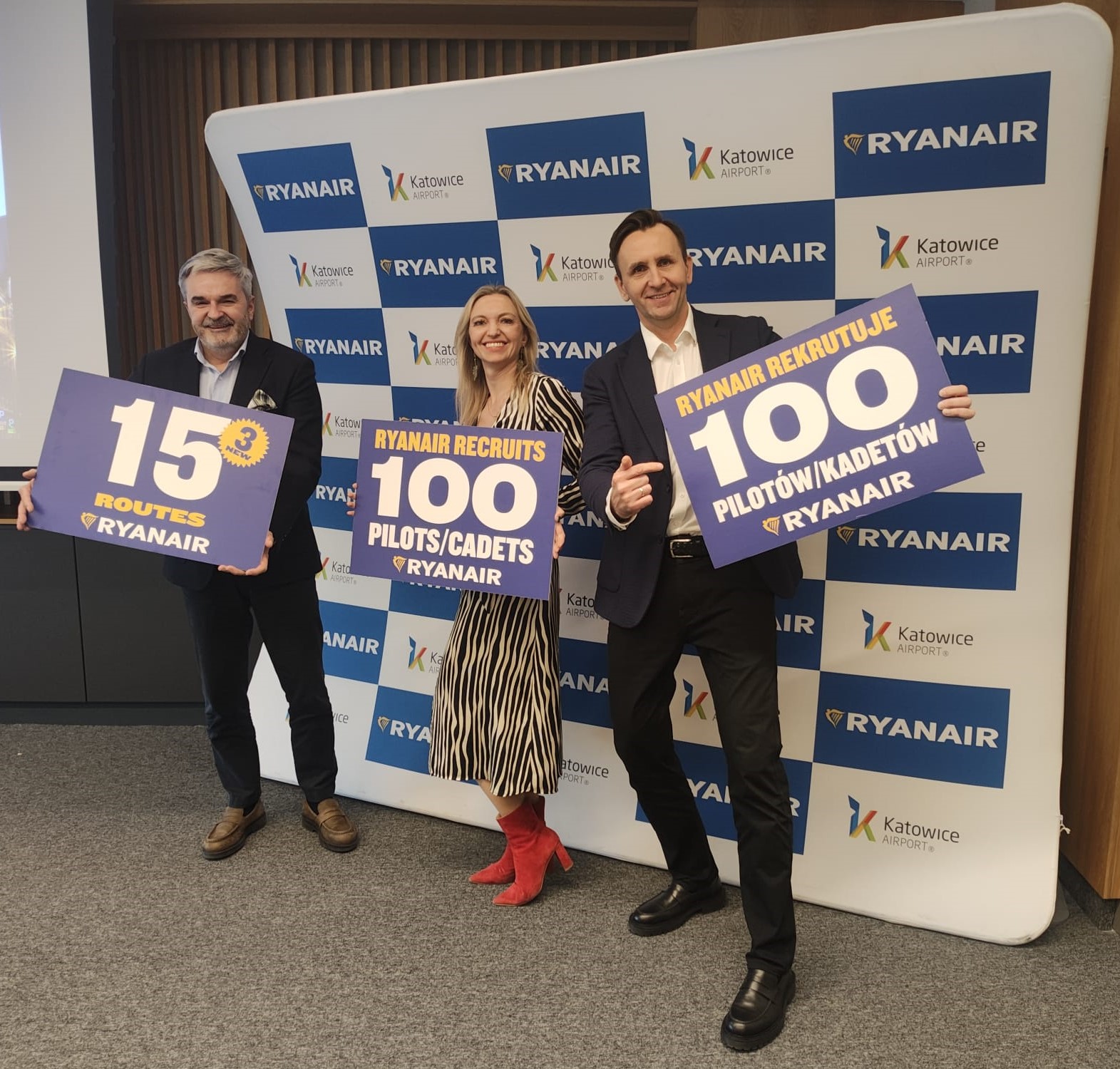 Ryanair ogłasza zimowy rozkład lotów Katowice 2025: 15 tras i 3 nowe kierunki