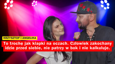 Krzysztof i Angelika. Kobieta i mężczyzna patrzą na siebie