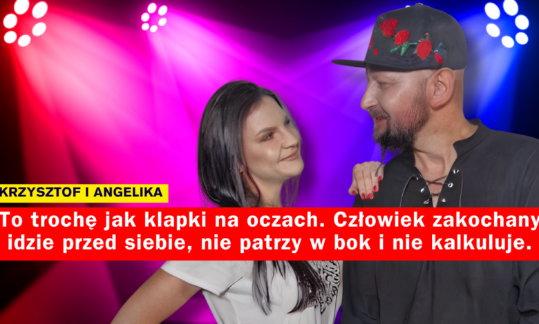 Krzysztof i Angelika. Kobieta i mężczyzna patrzą na siebie