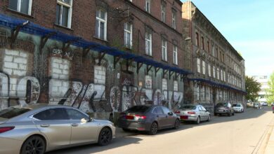 Katowice domy studenckie - kamienice