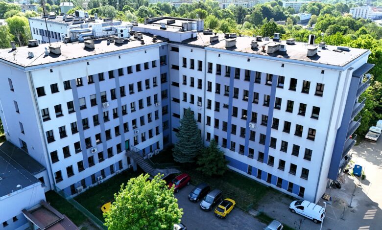 Budynek szpitala w Wodzisławiu Śląskim