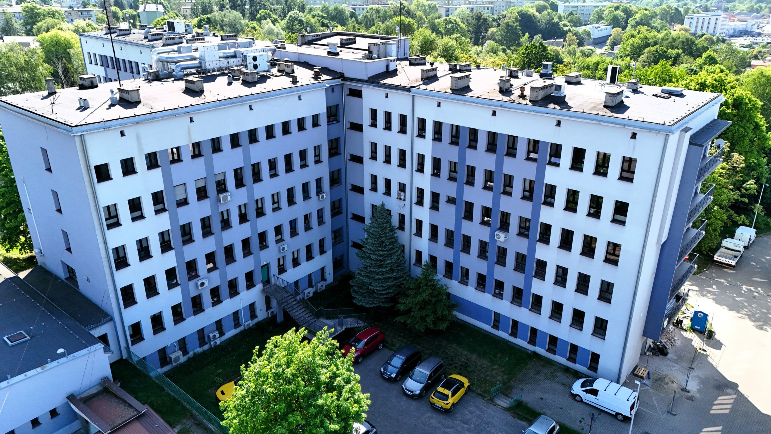 Budynek szpitala w Wodzisławiu Śląskim