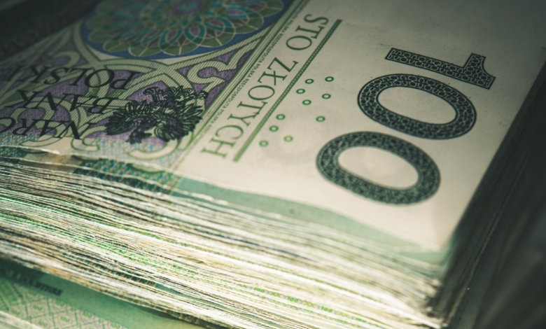 Ile zarabiają Polacy - plik banknotów