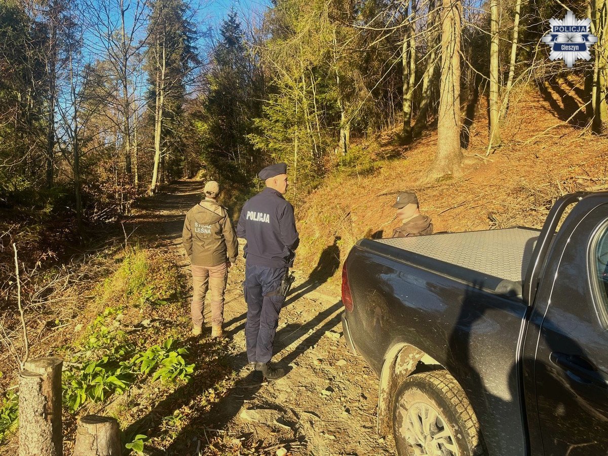 Las to nie sklep. „Stroisz 2025” – wspólna akcja policji i Straży Leśnej w beskidzkich lasach