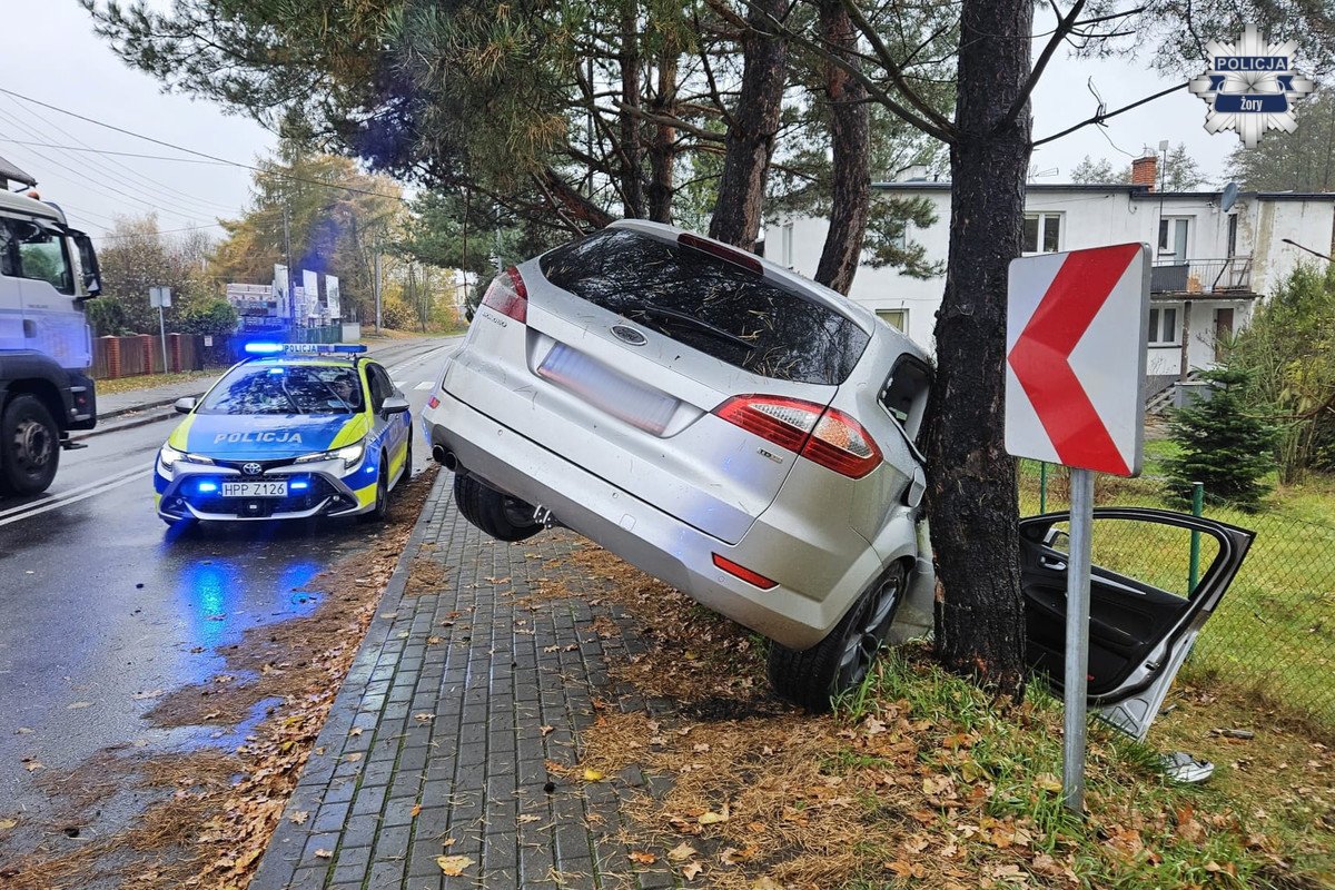 wypadek policja śląska