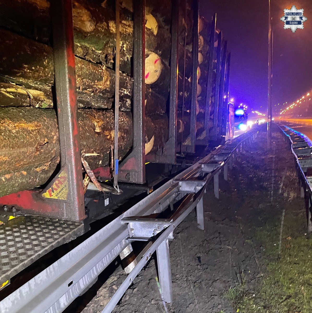 Zdarzenie z udziałem ciężarówki na A4 w Gliwicach