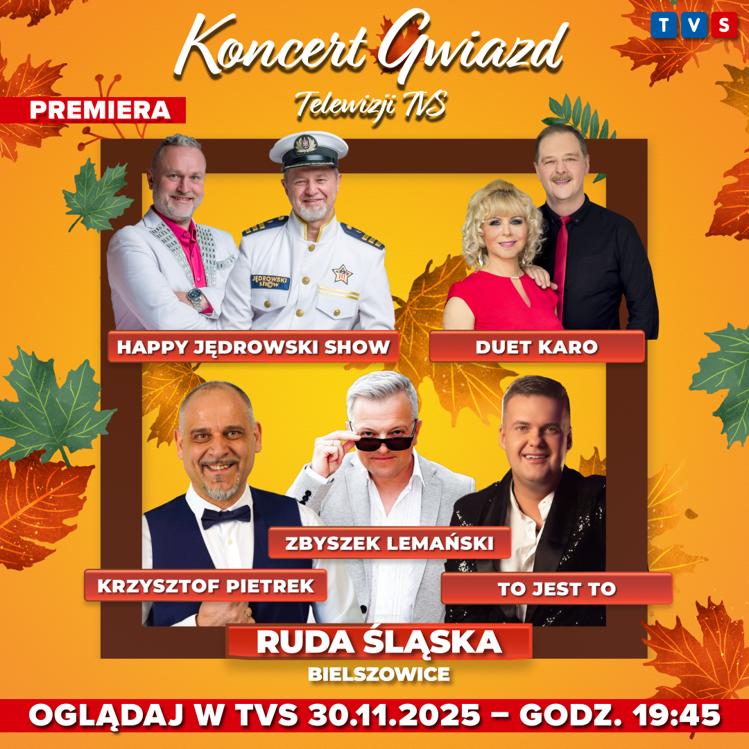 Niezwykły koncert z Rudy Śląskiej już w niedzielę w Telewizji TVS