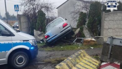 policja - pościg w tychach