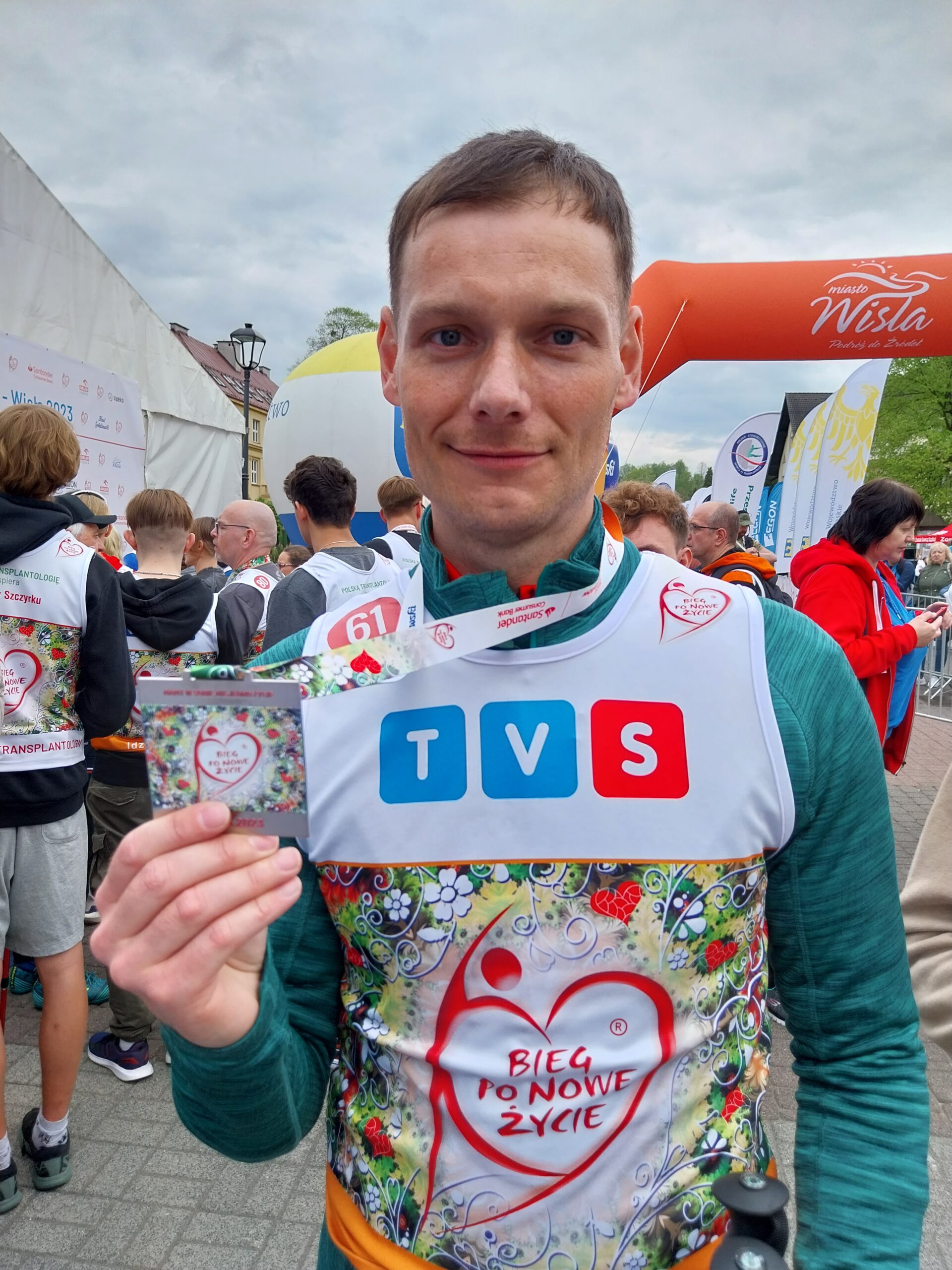 Marcin Dudziak - 22. Bieg po Nowe Życie - sztafeta TVS (fot. kazior)