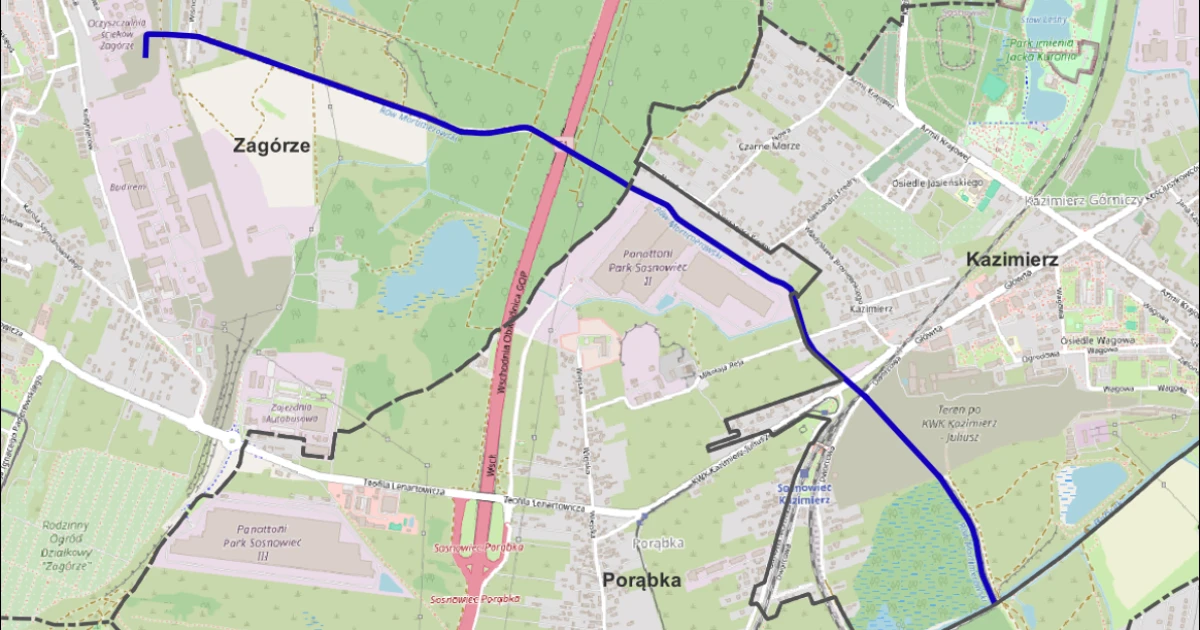 Sosnowiec: modernizacja Rowu Mortimerowskiego