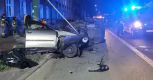 Tragiczny wypadek w Sosnowcu. Dwie osoby nie żyją