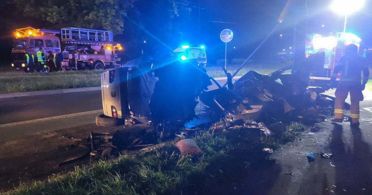 Tragiczny wypadek w Sosnowcu. Dwie osoby nie żyją